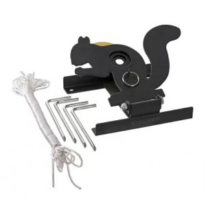 Мишень подъёмная Stalker Белка, сталь, 3 мм, области попадания: 40,25,15мм арт.: ST-TP-50-SQR-BLK